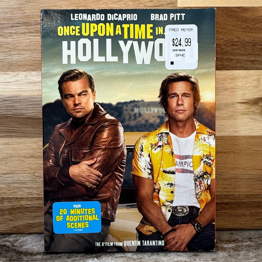 Once Upon a Time in Hollywood – Tarantino Film – Brand New & Sealed DVD